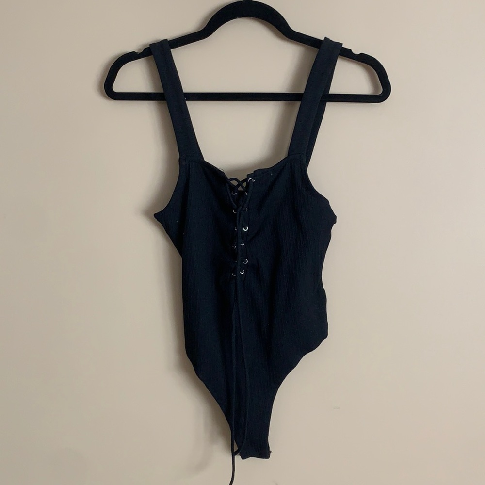 black bodysuit